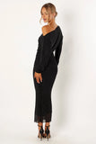 Loeve Long Sleeve Midi Dress Black