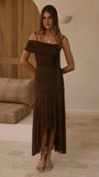 Lucy Maxi Dress Brown
