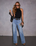 Melonie Mockneck Sleeveless Top