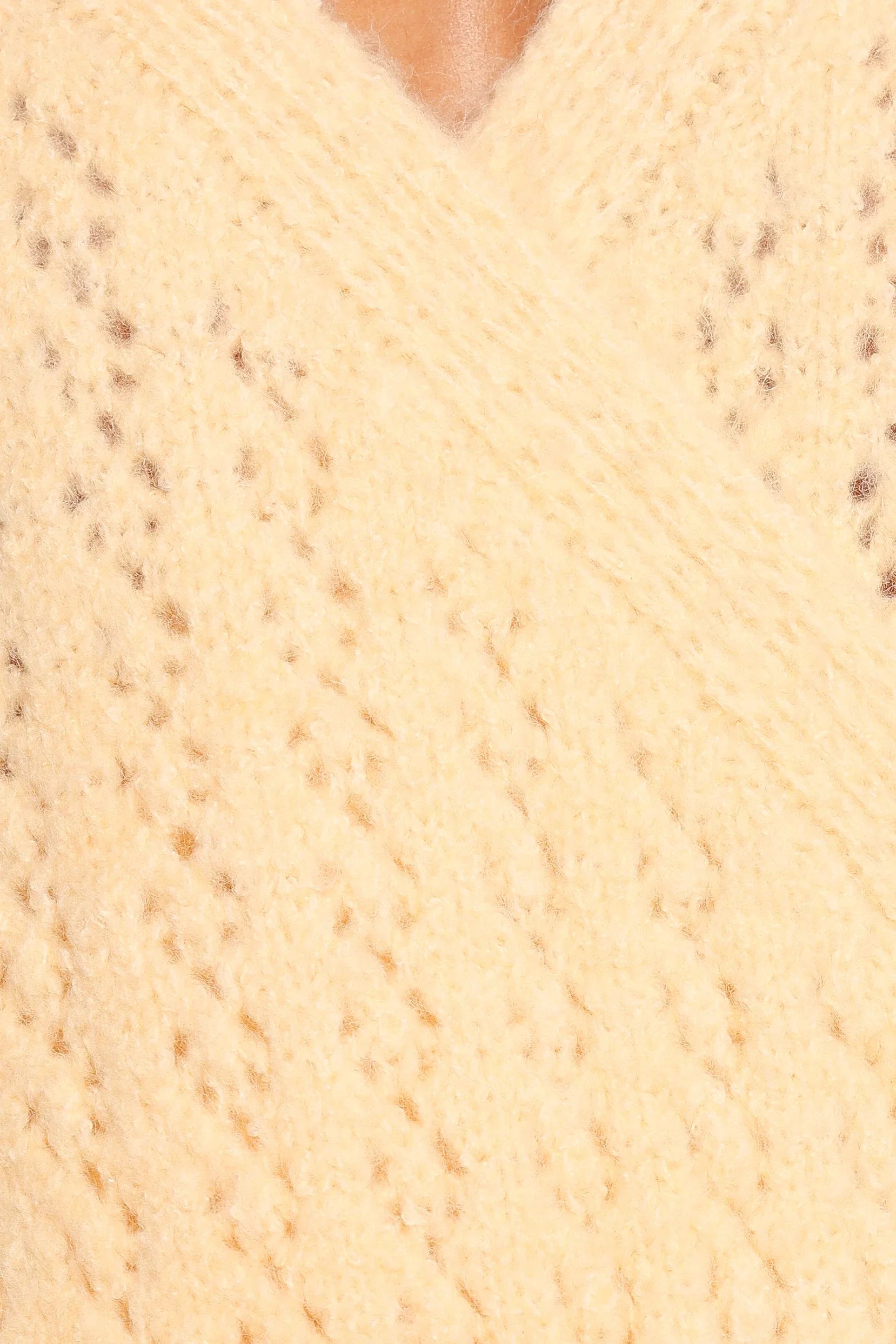 Etta Ballet Wrap Knit Sweater Butter
