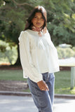 Melba Blouse White