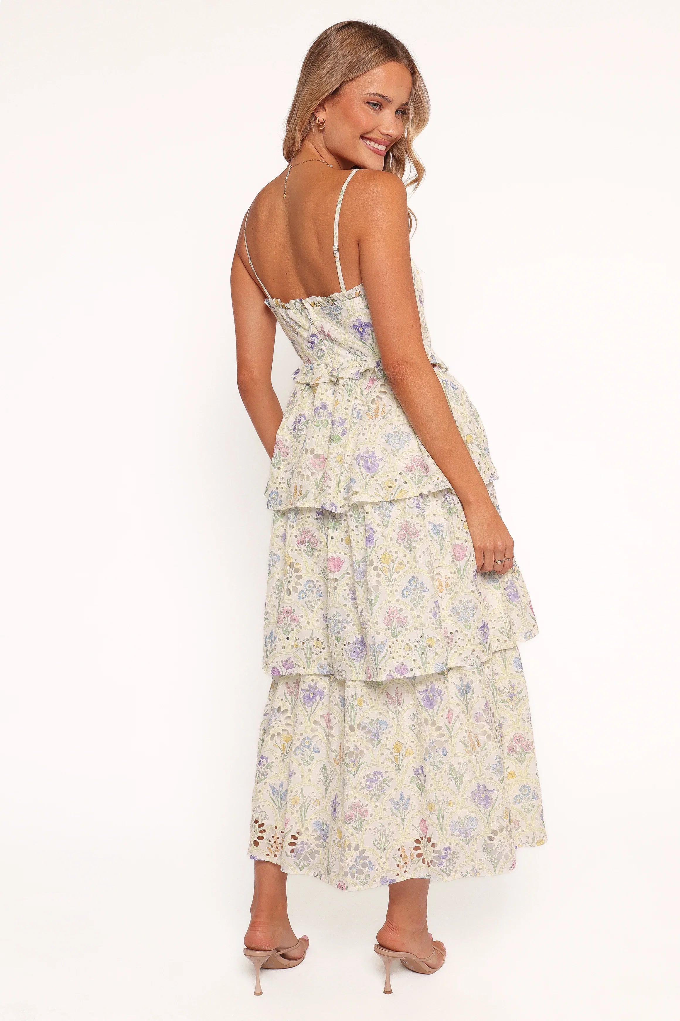 Iveta Midi Dress Multi Floral