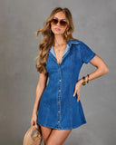 Carraway Denim Mini Shirt Dress