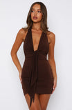 Lets Get Loud Mini Dress Chocolate