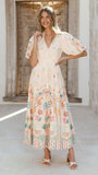 Tamsin Midi Dress Acacia Palm