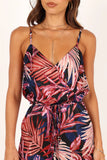 Praiano Jumpsuit Palm Print