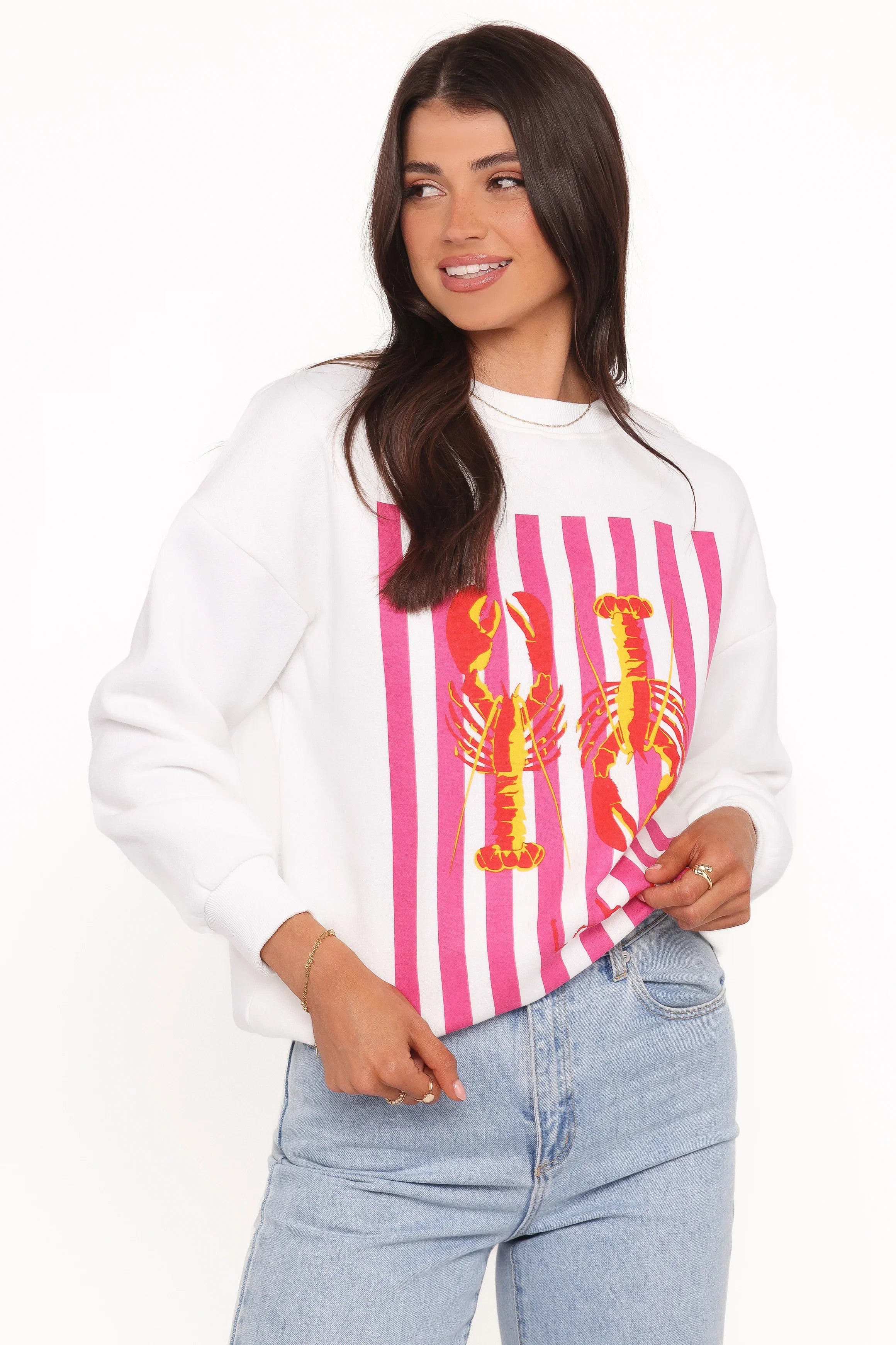 Goodwin Lobster Sweatshirt White