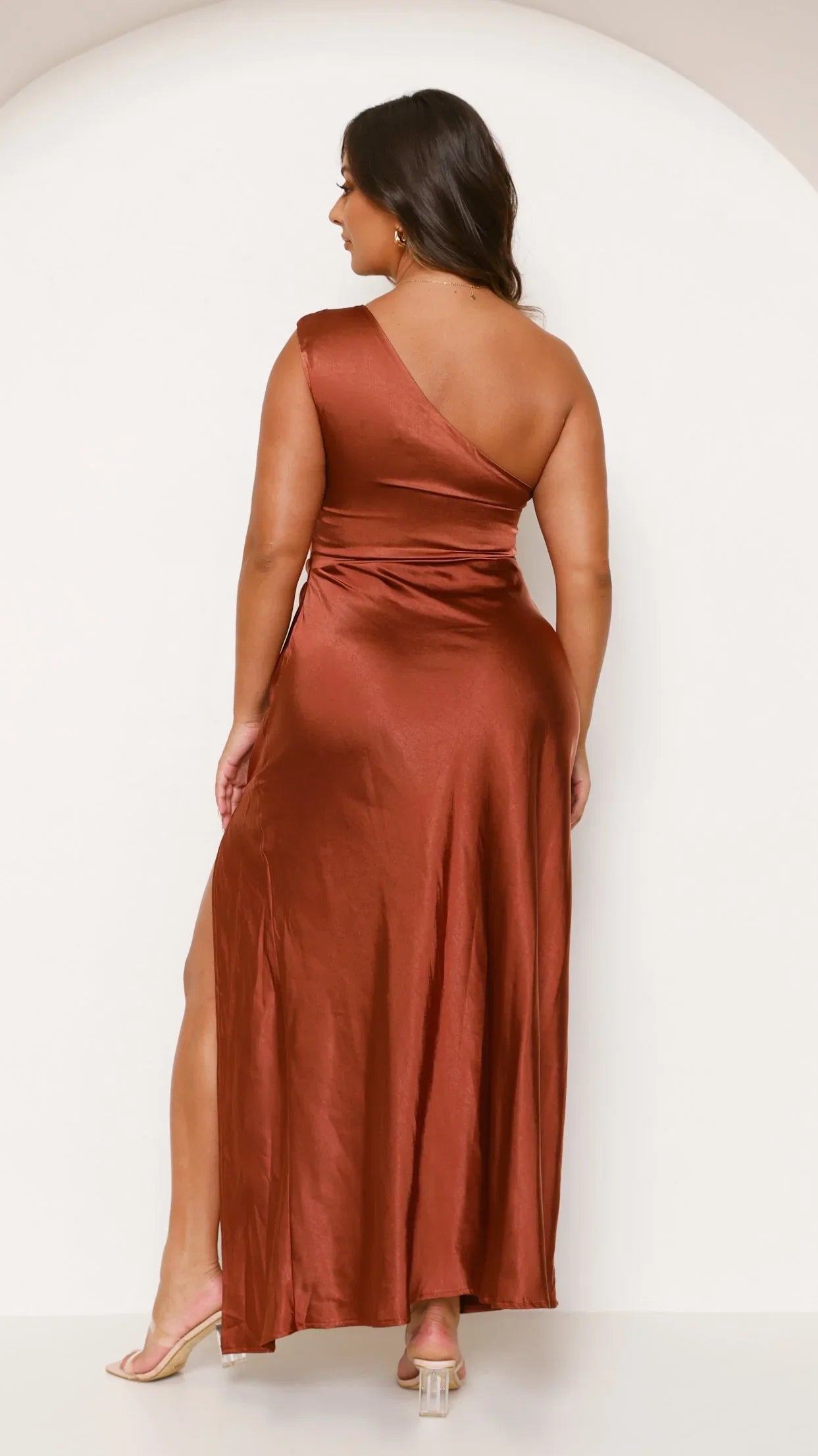 Victoria Maxi Dress Rust