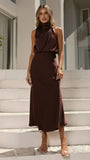 Esther Maxi Dress Chocolate