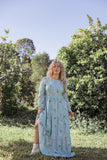Bernice Maxi Dress Blue Floral