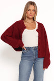 Albertine Cardigan Wine