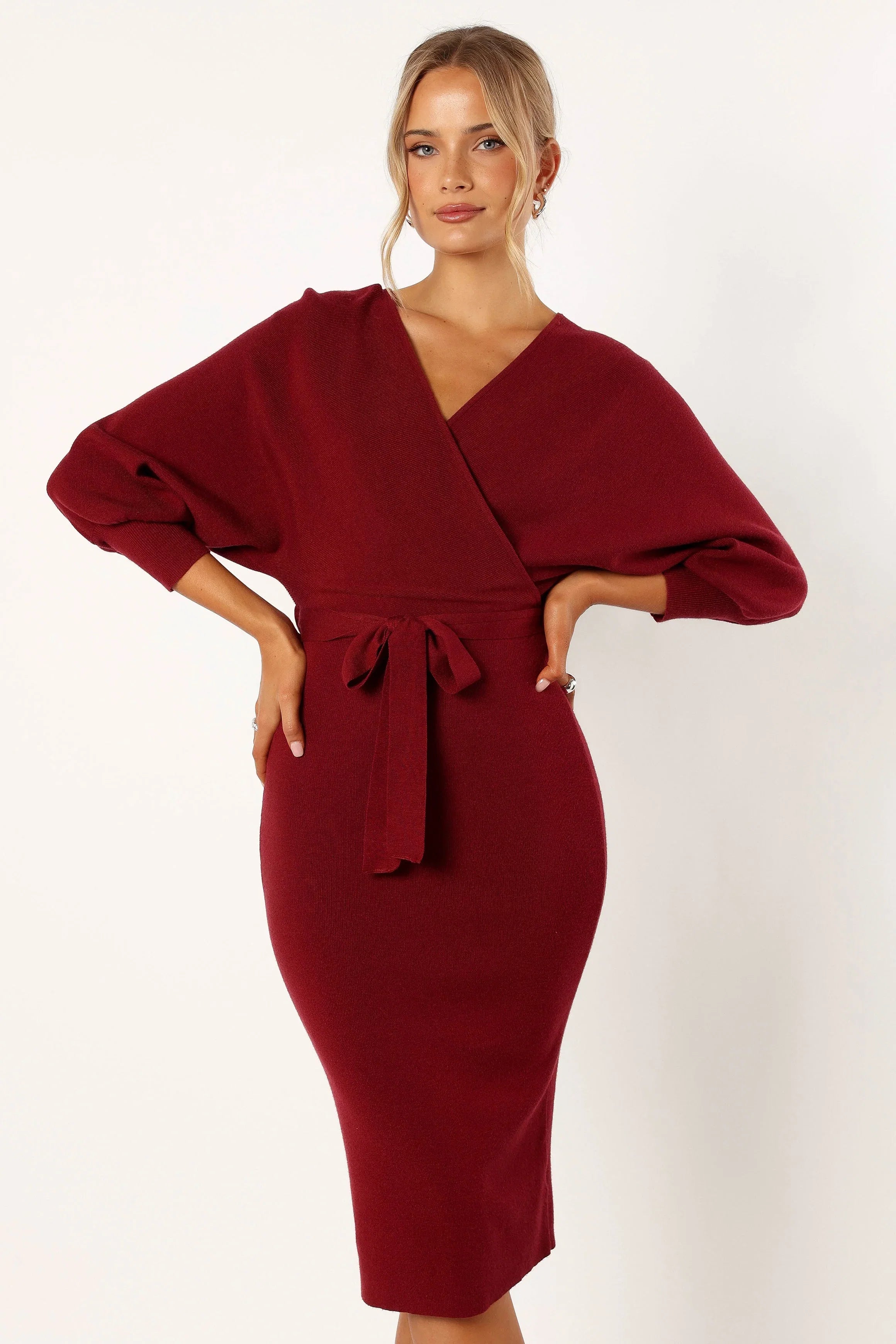 Nate Dress Merlot