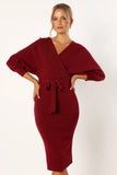 Nate Dress Merlot