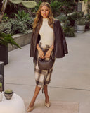 Dont Wait Up Leather Blazer