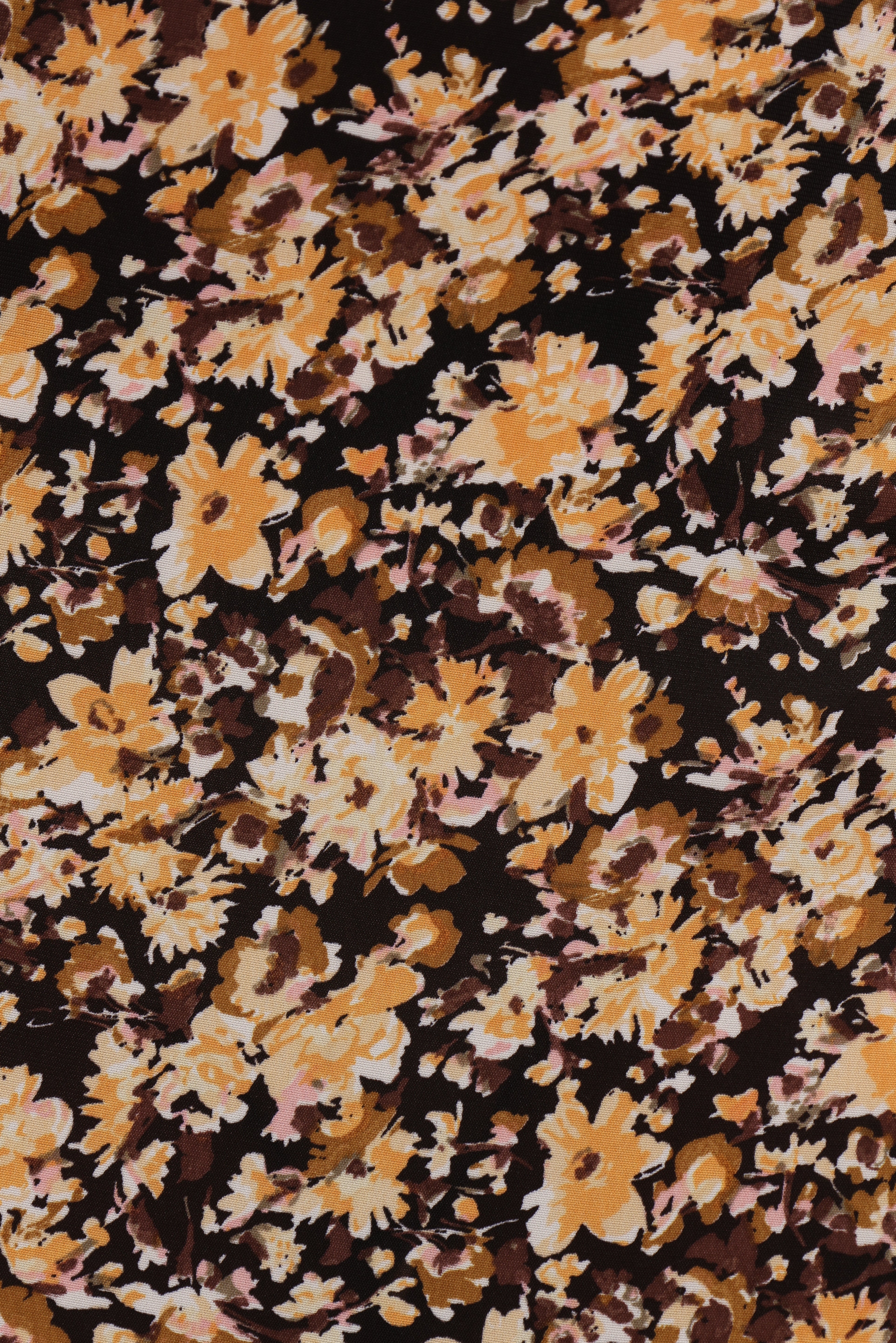 Willow Midi Skirt Black Ditsy Floral