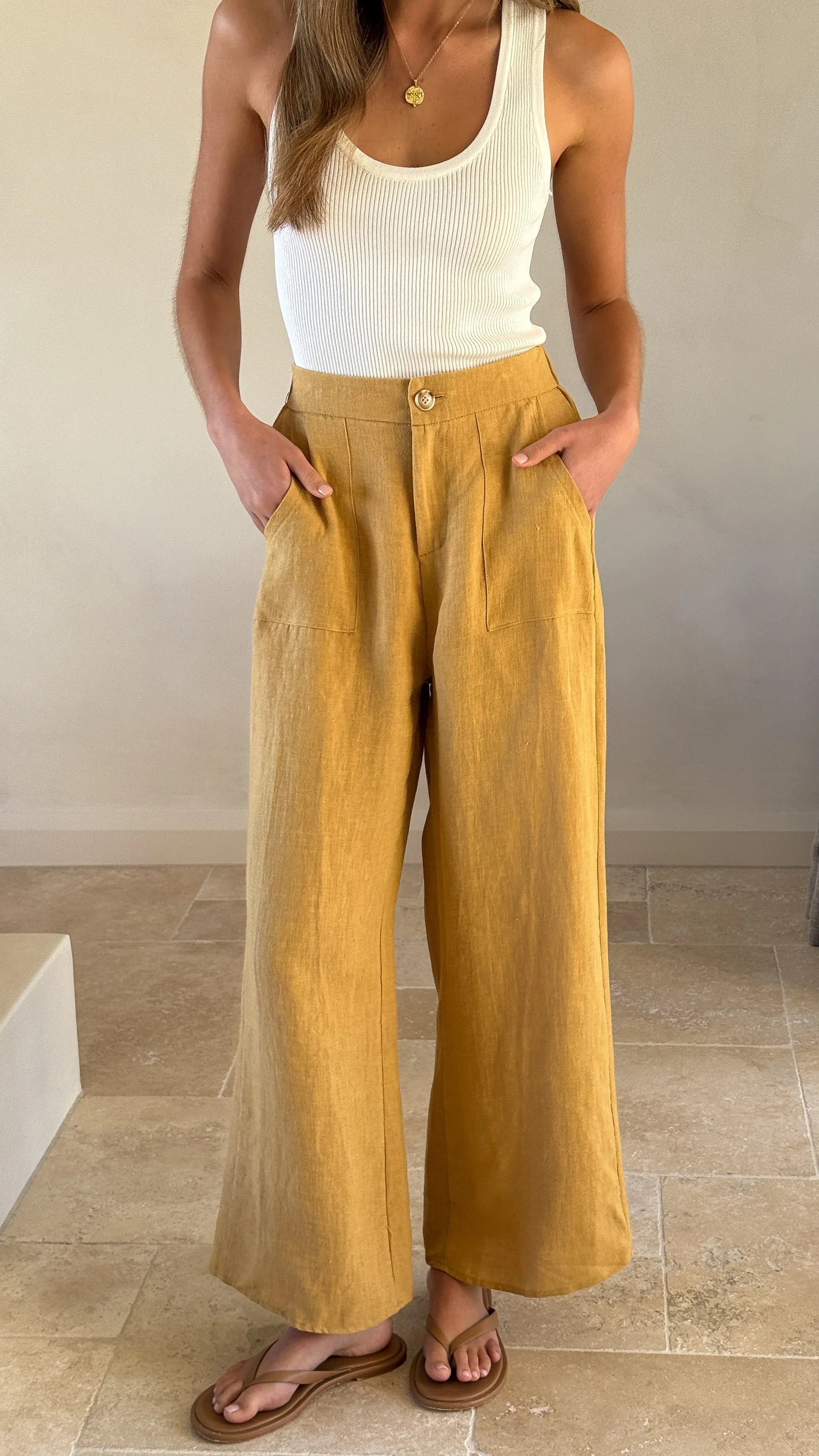 Jude Pants Mustard