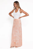 Marissa Maxi Skirt Peach Floral