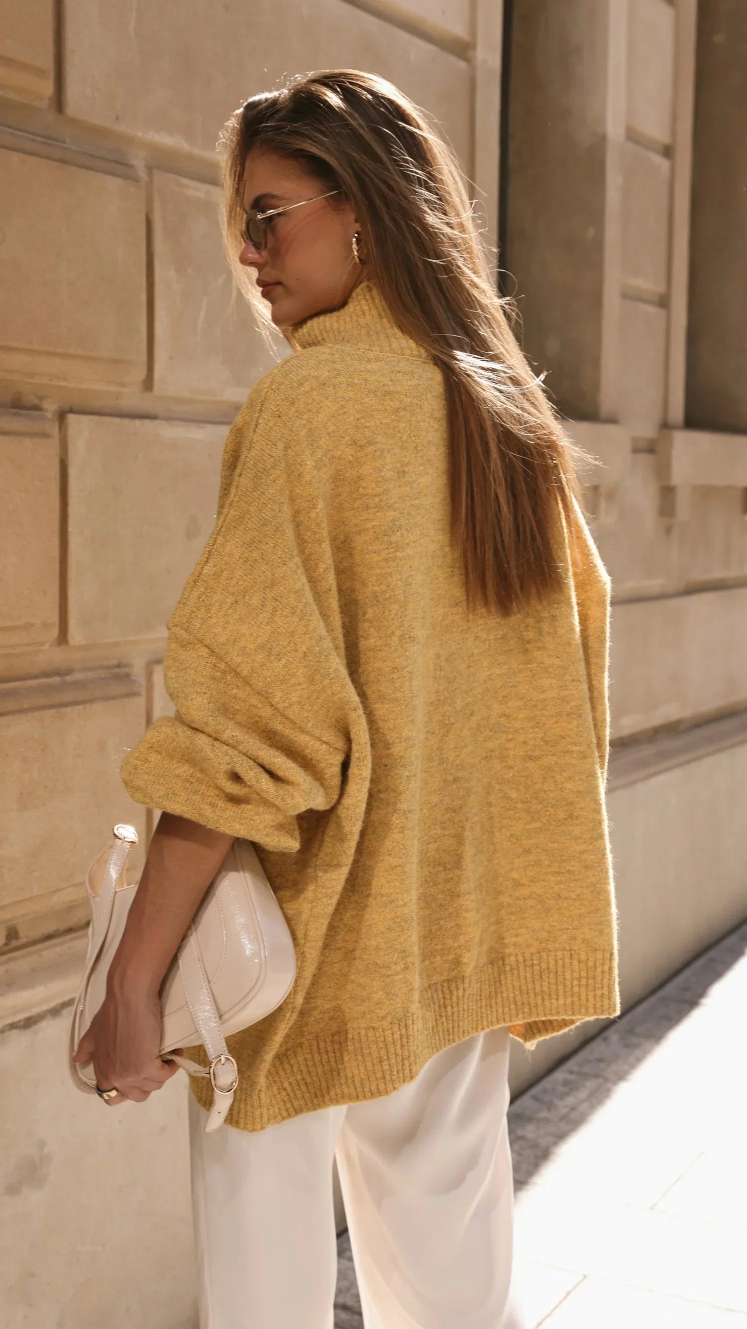 Harita Knitted Sweater Mustard
