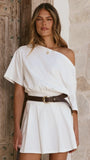 Aleski Mini Dress White