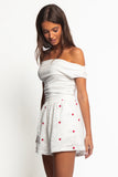 Aisha Shorts White