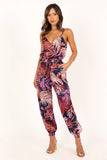 Praiano Jumpsuit Palm Print