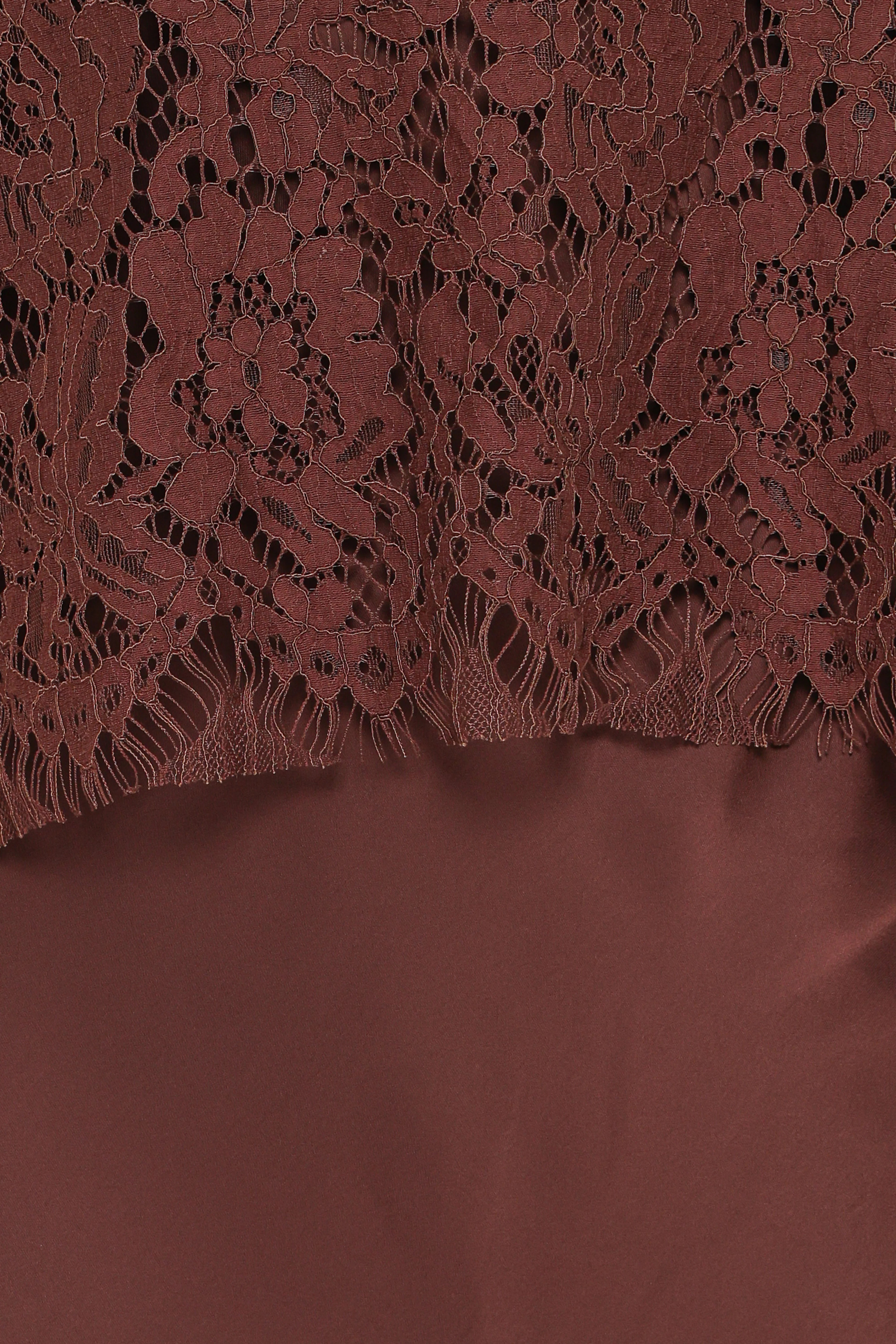 Lelita Strapless Maxi Dress Brown
