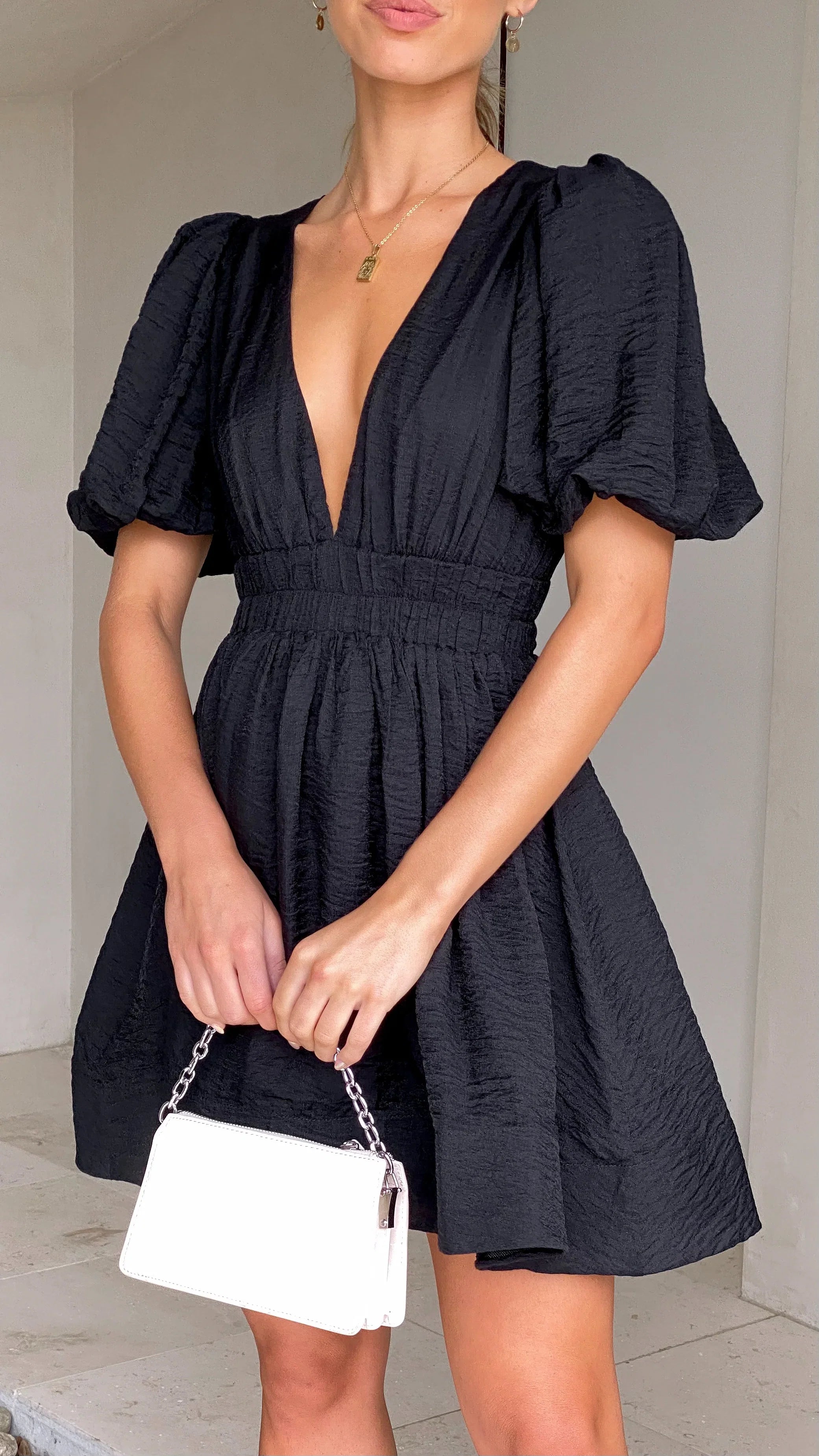 Erin Mini Dress Black