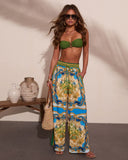 Coastal Dreamer Novelty Wide Leg Pants