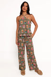 Hana Pants Olive Print