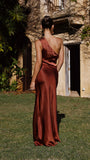 Victoria Maxi Dress Rust