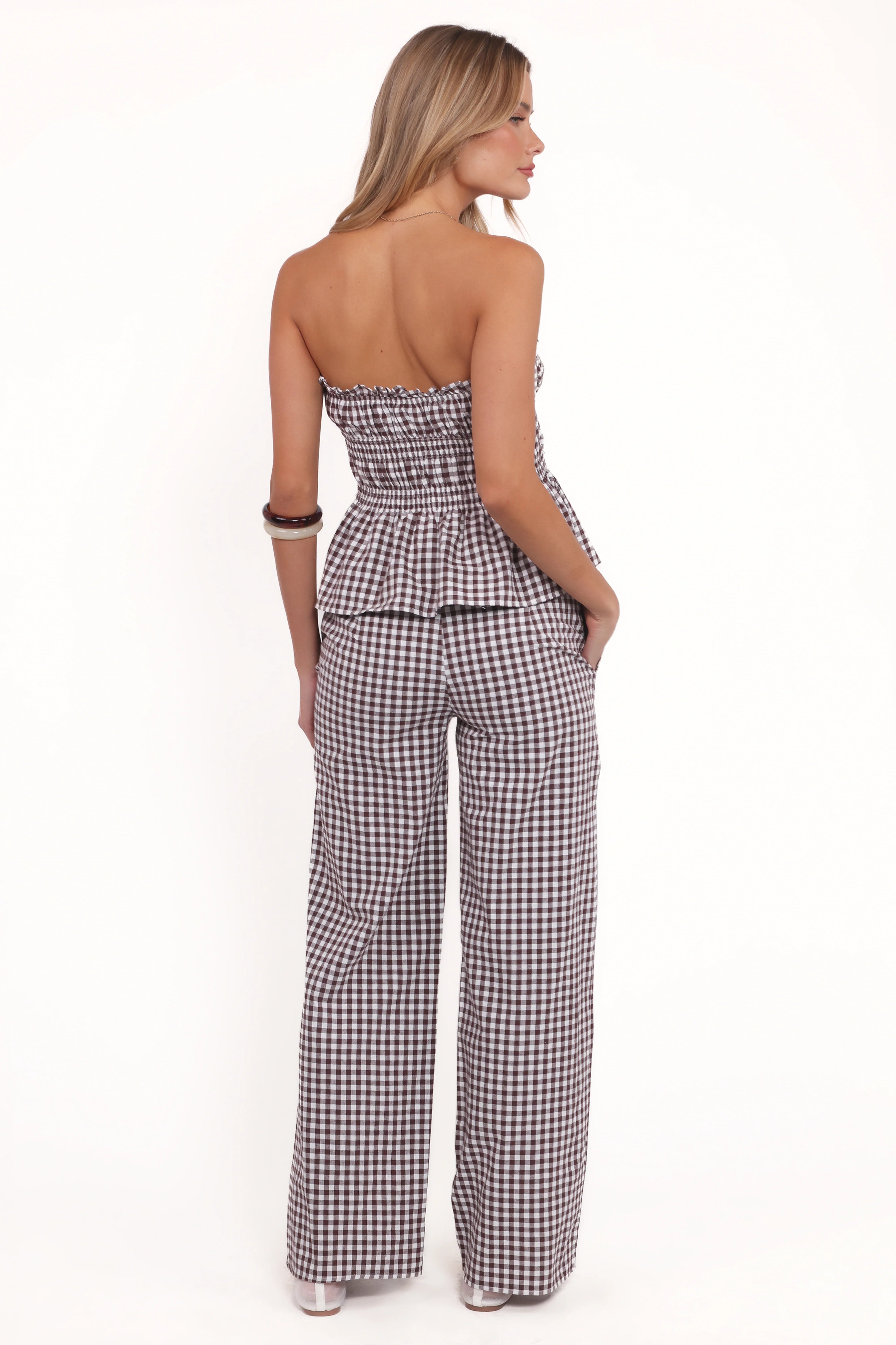 Abbott Pants Brown Gingham