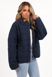 Alegra Quilted Jacket Navy