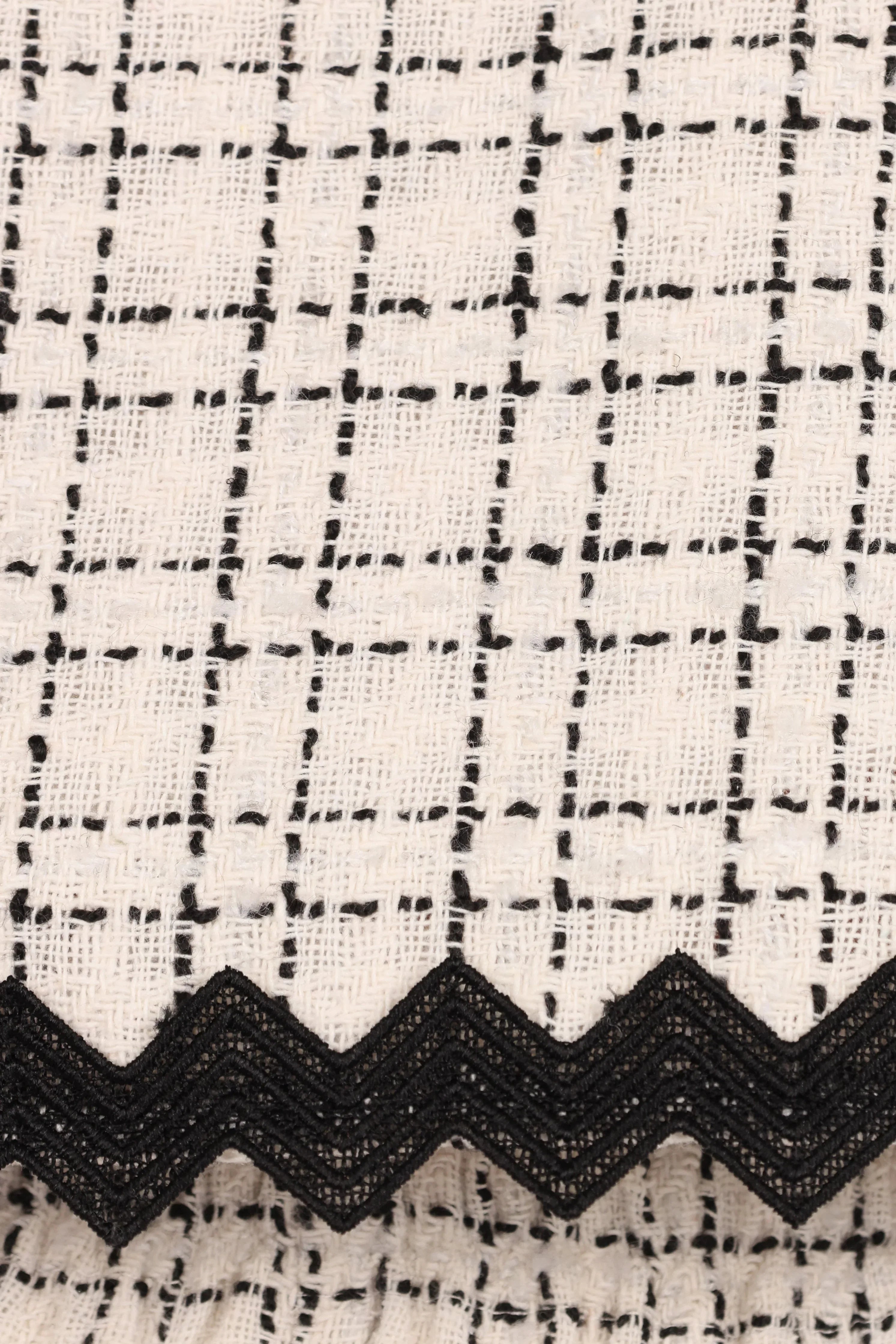 Elea Top Black White