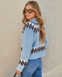 Serene Morning Abstract Cardigan