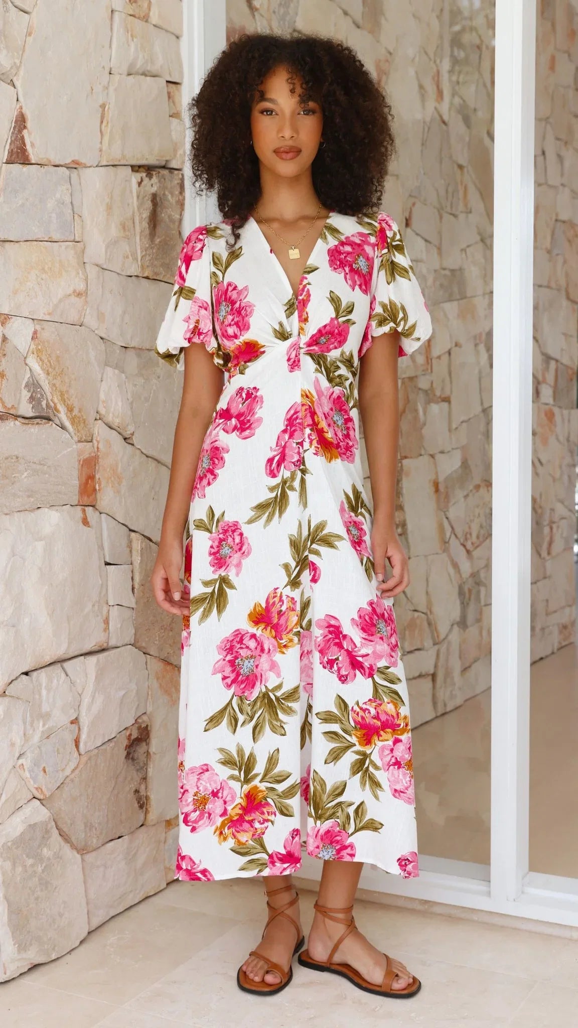 Blaire Midi Dress Bonita Floral