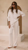 Jase Knit White