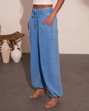 Loela Mid Rise Drawstring Joggers