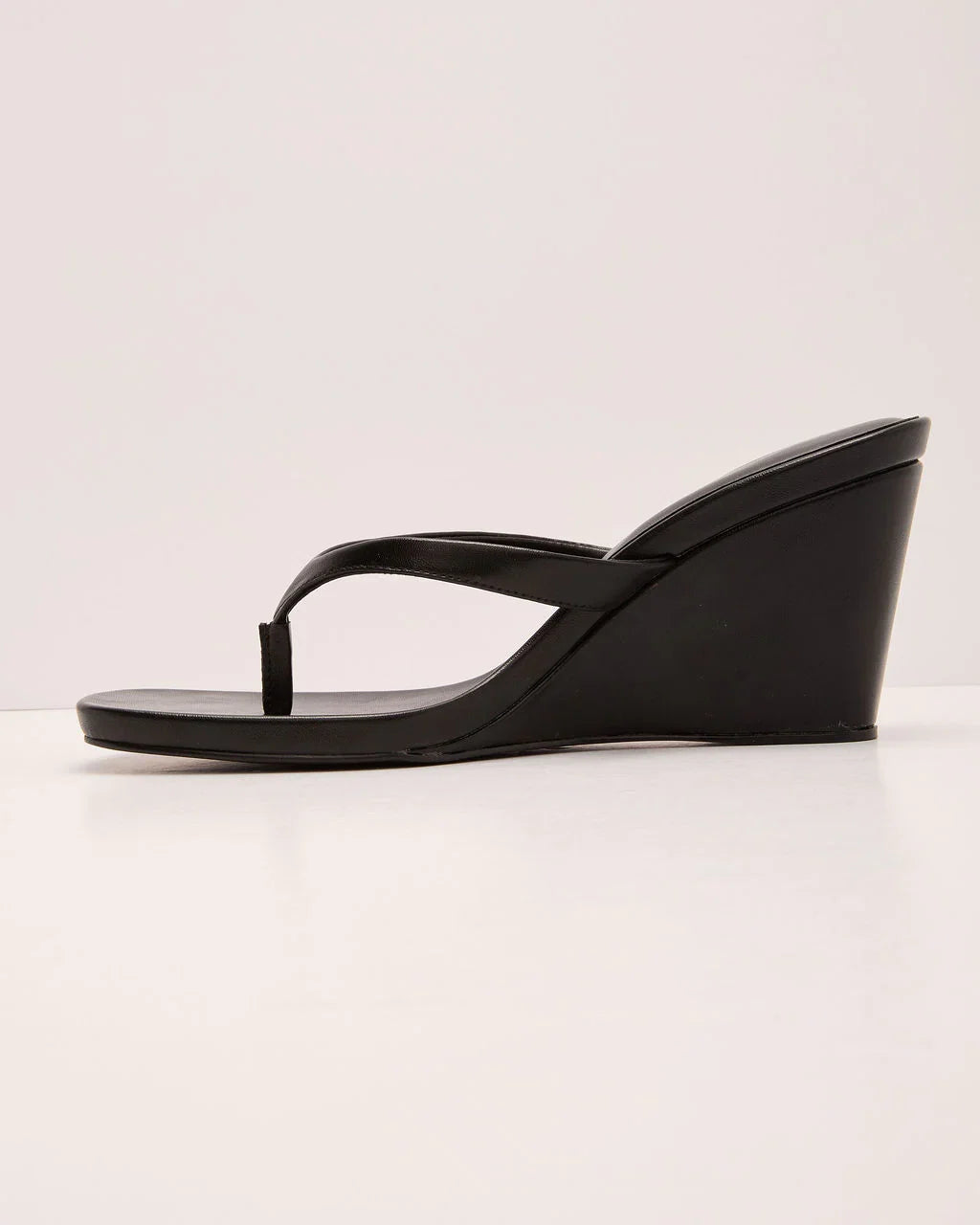 Joellen Vegan Leather Wedge Sandals
