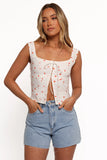 Alice Corset Top Ditsy Heart