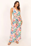 Belinda One Shoulder Jumpsuit Floral