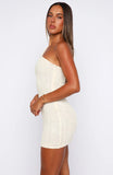 Slay Mode Mini Dress Soft Lemon