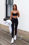 Form Leggings Black White