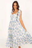 Floret Midi Dress Blue