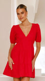 Billie Mini Dress Red