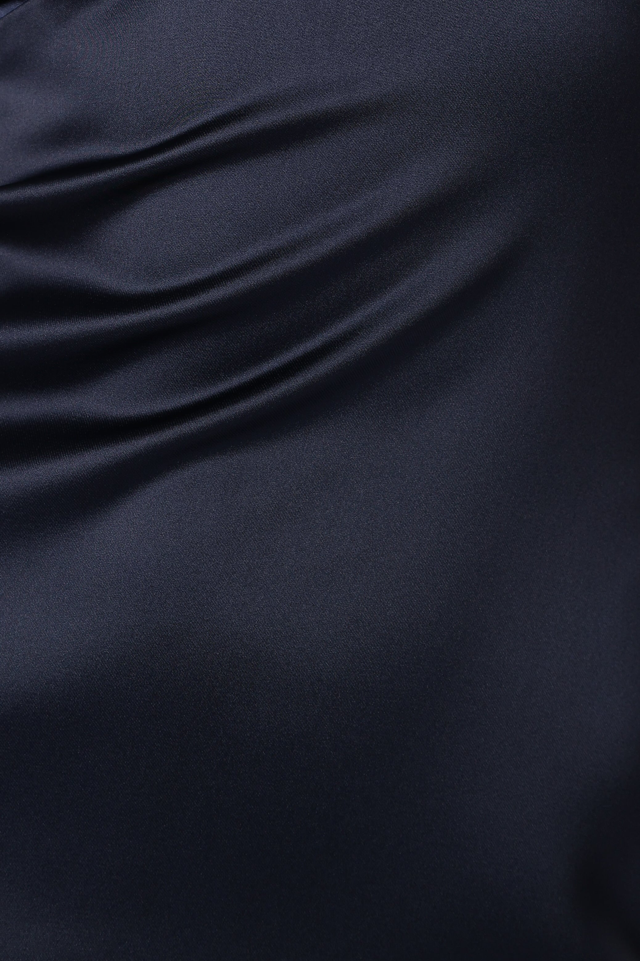 Xavier Bow Shoulder Maxi Dress Navy