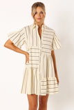 Peachy Mini Dress Beige Tan