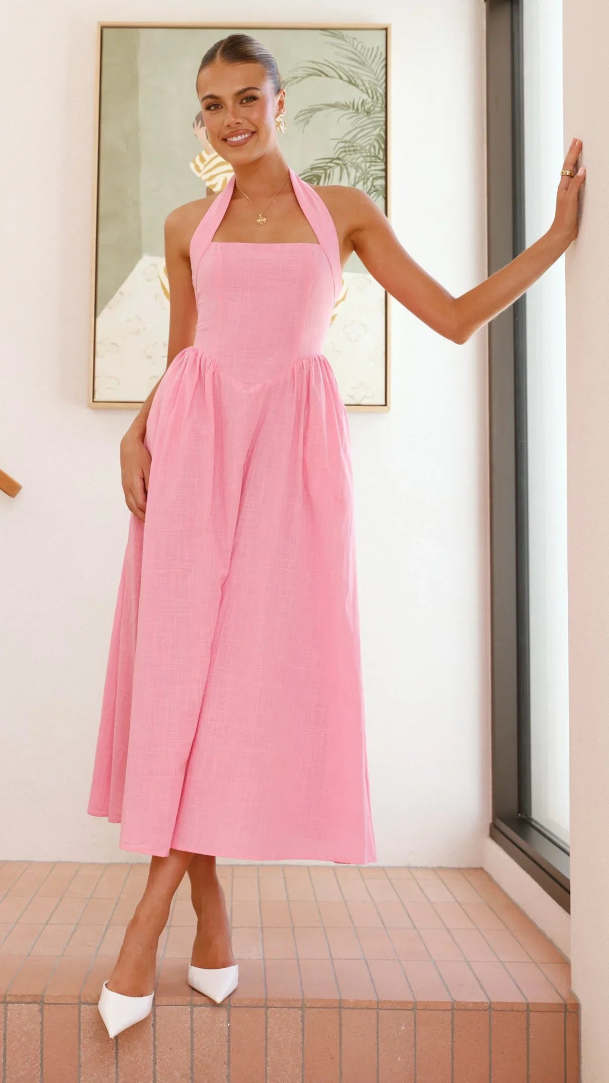 Caden Maxi Dress Pink