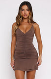 I Choose Me Mini Dress Mocha