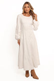 Cilla Midi Dress White