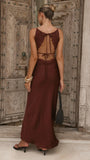 Amy Maxi Dress Chocolate